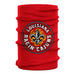 Louisiana At Lafayette Cajuns Neck Gaiter Red All Over Logo - Vive La Fête - Online Apparel Store