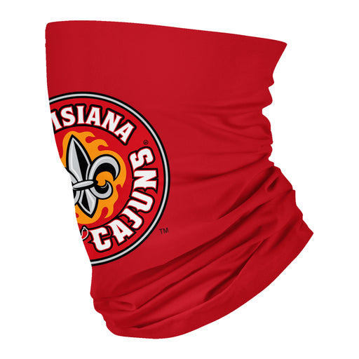 Louisiana At Lafayette Cajuns Neck Gaiter Red All Over Logo - Vive La Fête - Online Apparel Store
