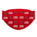 Louisiana at Lafayette Cajuns Face Mask Red Set of Three - Vive La Fête - Online Apparel Store