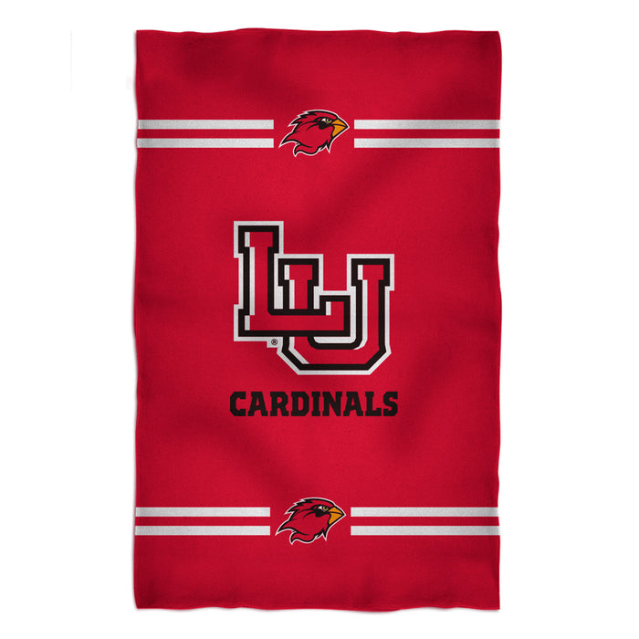Lamar Cardinals Vive La Fete Game Day Absorvent Premium Red Beach Bath Towel 51 x 32" Logo & Stripes" - Vive La Fête - Online Apparel Store