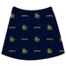 La Salle University Explorers Skirt Navy All Over Logo - Vive La Fête - Online Apparel Store