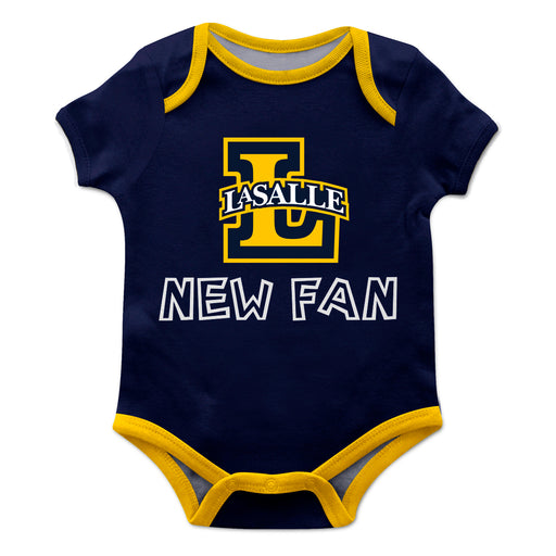 La Salle University Explorers Vive La Fete Infant Game Day Navy Short Sleeve Onesie New Fan Logo Bodysuit - Vive La Fête - Online Apparel Store