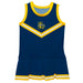 La Salle Explorers Vive La Fete Game Day Blue Sleeveless Cheerleader Dress