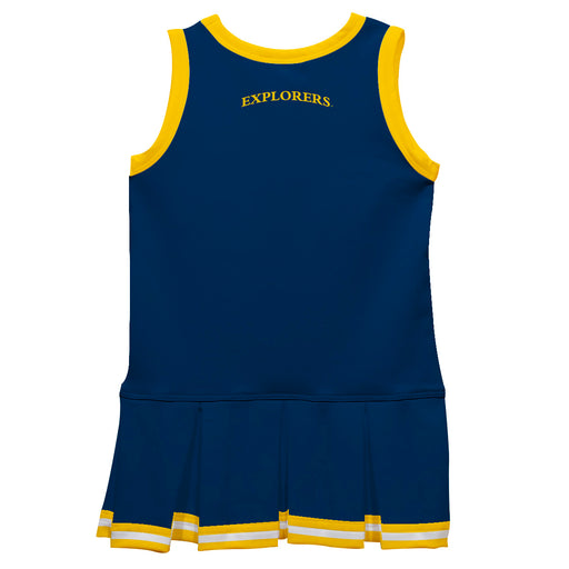 La Salle Explorers Vive La Fete Game Day Blue Sleeveless Cheerleader Dress - Vive La Fête - Online Apparel Store