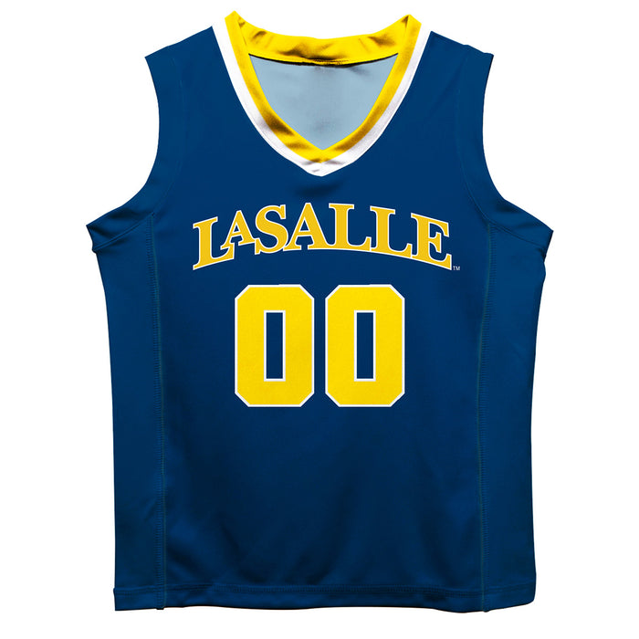 La Salle University Explorers Vive La Fete Game Day Blue Boys Fashion Basketball Top