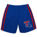 Louisiana Tech Bulldogs Blue Short With Red Side Stripes - Vive La Fête - Online Apparel Store