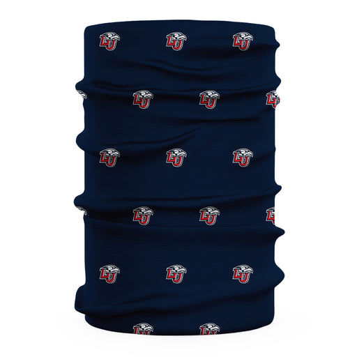 Liberty Flames Vive La Fete All Over Logo Game Day Collegiate Face Cover Soft 4-Way Stretch Two Ply Neck Gaiter - Vive La Fête - Online Apparel Store