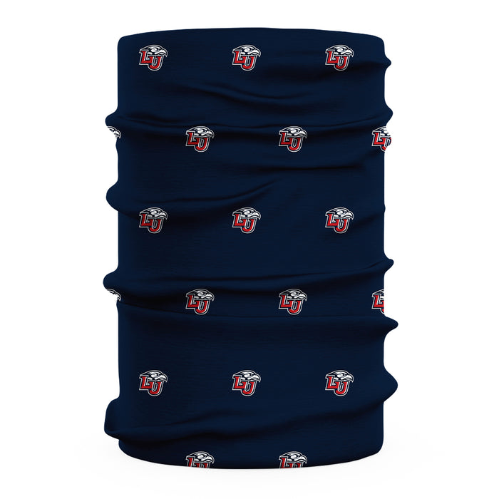 Liberty Flames Vive La Fete All Over Logo Game Day Collegiate Face Cover Soft 4-Way Stretch Two Ply Neck Gaiter - Vive La Fête - Online Apparel Store