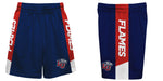 Liberty Flames Vive La Fete Game Day Blue Stripes Boys Solid Red Athletic Mesh Short - Vive La Fête - Online Apparel Store
