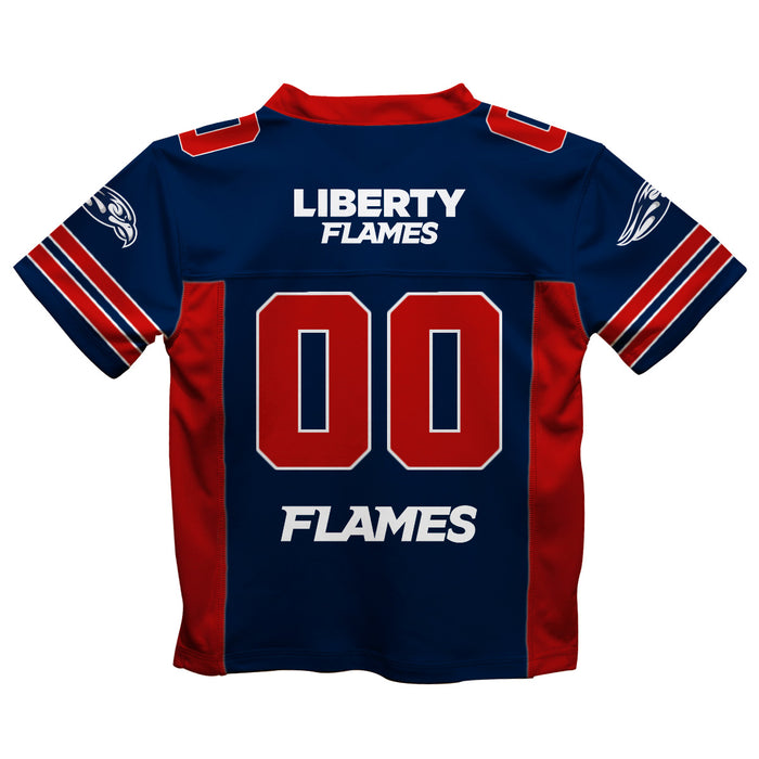 Liberty Flames Vive La Fete Game Day Blue Boys Fashion Football T-Shirt - Vive La Fête - Online Apparel Store