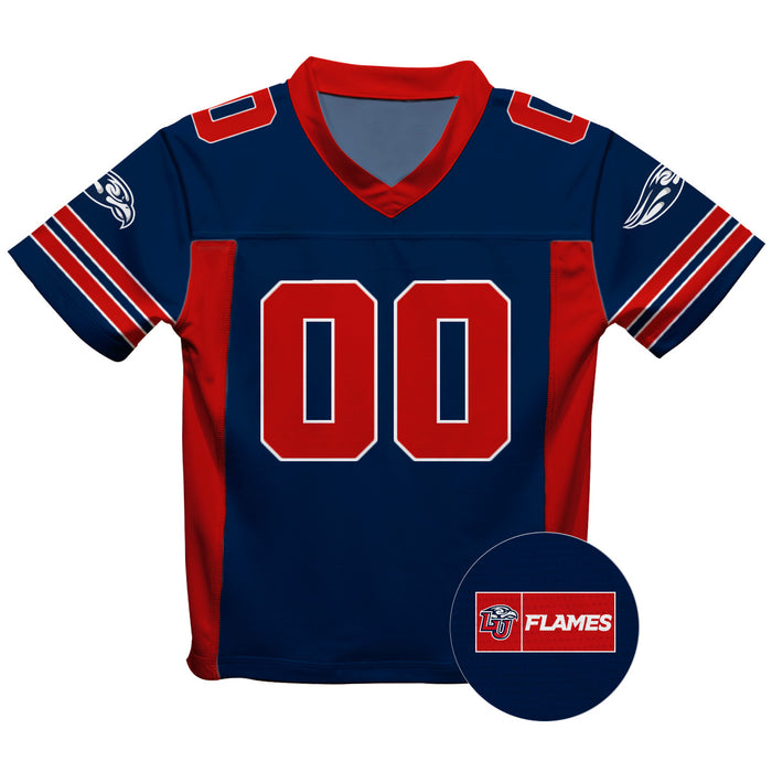 Liberty Flames Vive La Fete Game Day Blue Boys Fashion Football T-Shirt - Vive La Fête - Online Apparel Store