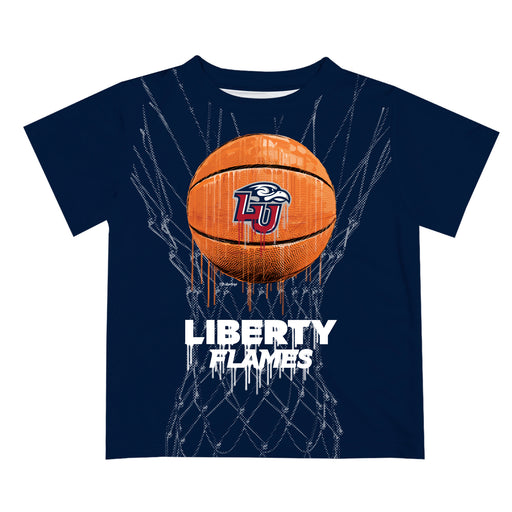 Liberty Flames Dripping Ball Red T-Shirt by Vive La Fete