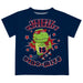 Liberty Flames Vive La Fete Dino-Mite Boys Game Day Navy Short Sleeve Tee