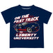 Liberty Flames Vive La Fete Fast Track Boys Game Day Navy Short Sleeve Tee