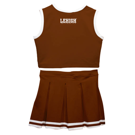 Lehigh University Mountain Hawks Vive La Fete Game Day Brown Sleeveless Chearleader Set - Vive La Fête - Online Apparel Store