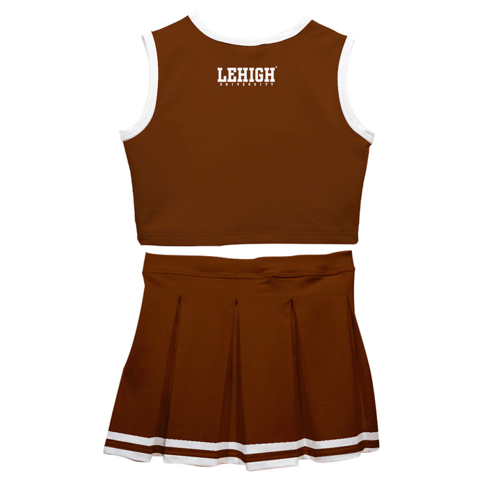 Lehigh University Mountain Hawks Vive La Fete Game Day Brown Sleeveless Chearleader Set - Vive La Fête - Online Apparel Store