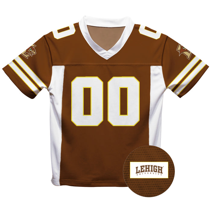 Lehigh University Mountain Hawks Vive La Fete Game Day Brown Boys Fashion Football T-Shirt - Vive La Fête - Online Apparel Store