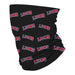 Loyola Marymount Lions Neck Gaiter Black All Over Logo LMU - Vive La Fête - Online Apparel Store
