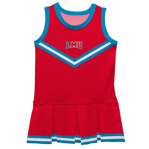 Loyola Marymount Lions Vive La Fete Game Day Red Sleeveless Cheerleader Dress