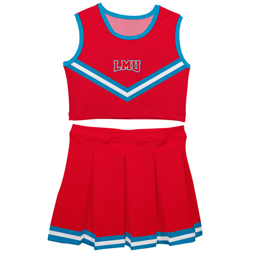 Loyola Marymount Lions Vive La Fete Game Day Red Sleeveless Cheerleader Set