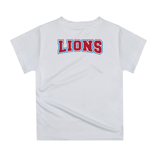 Loyola Marymount Lions Original Dripping Baseball Helmet Blue T-Shirt by Vive La Fete - Vive La Fête - Online Apparel Store