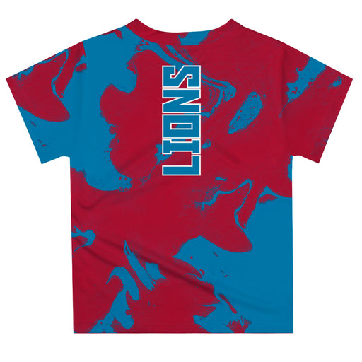 Loyola Marymount Lions Vive La Fete Marble Boys Game Day Red Short Sleeve Tee - Vive La Fête - Online Apparel Store