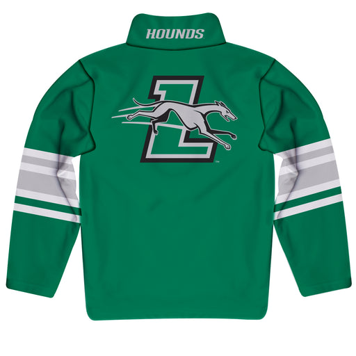 Loyola Maryland Greyhounds Vive La Fete Game Day Green Quarter Zip Pullover Stripes on Sleeves - Vive La Fête - Online Apparel Store