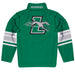 Loyola Maryland Greyhounds Vive La Fete Game Day Green Quarter Zip Pullover Stripes on Sleeves - Vive La Fête - Online Apparel Store