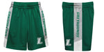Loyola Maryland Greyhounds Vive La Fete Game Day Green Stripes Boys Solid Gray Athletic Mesh Short - Vive La Fête - Online Apparel Store