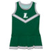Loyola Maryland Greyhounds Vive La Fete Game Day Green Sleeveless Cheerleader Dress