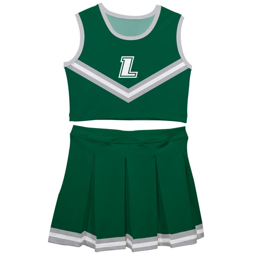 Loyola Maryland Greyhounds Vive La Fete Game Day Green Sleeveless Cheerleader Set