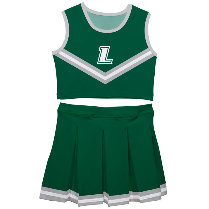Loyola Maryland Greyhounds Vive La Fete Game Day Green Sleeveless Cheerleader Set