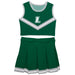Loyola Maryland Greyhounds Vive La Fete Game Day Green Sleeveless Cheerleader Set