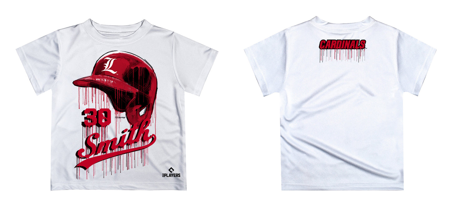 MLB Players Association Will Smith University of Louisville Cardinals MLBPA Officially Licensed by Vive La Fete Dripping Tee Shirt - Vive La Fête - Online Apparel Store