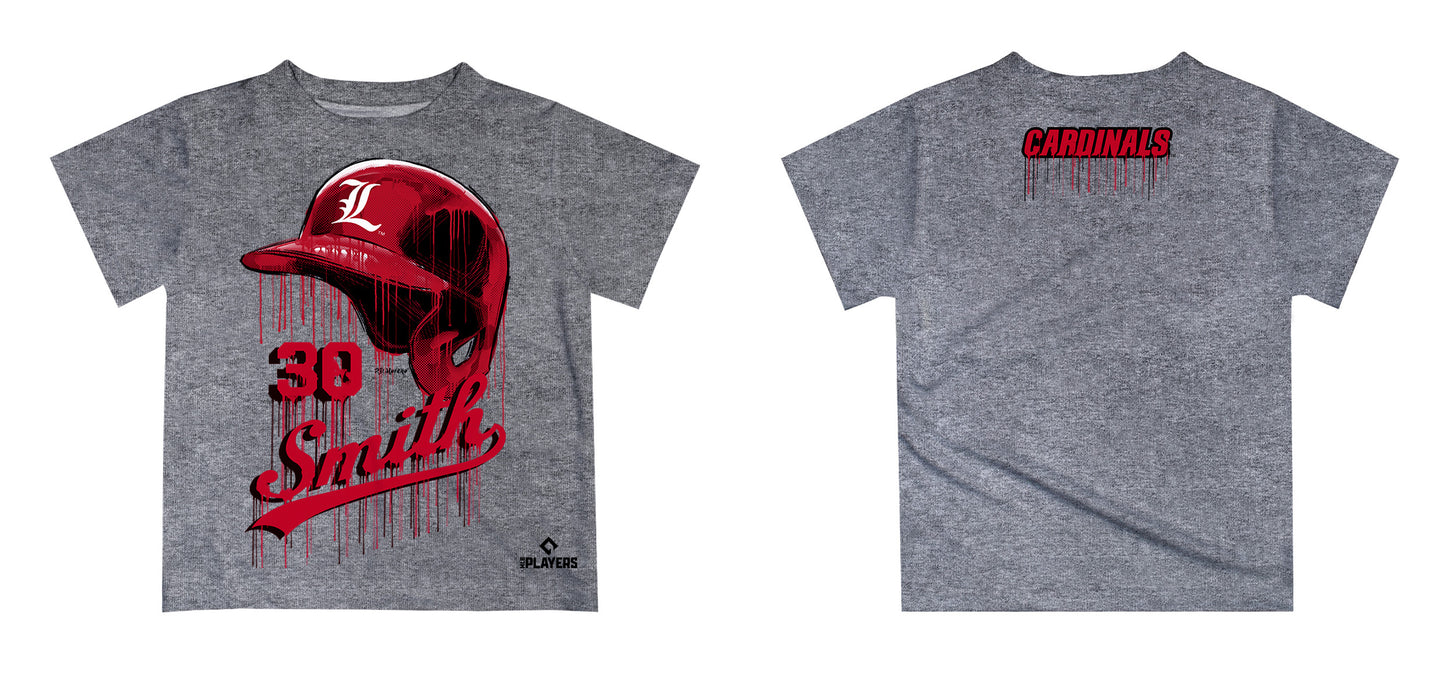 MLB Players Association Will Smith University of Louisville Cardinals MLBPA Officially Licensed by Vive La Fete Dripping Tee Shirt - Vive La Fête - Online Apparel Store