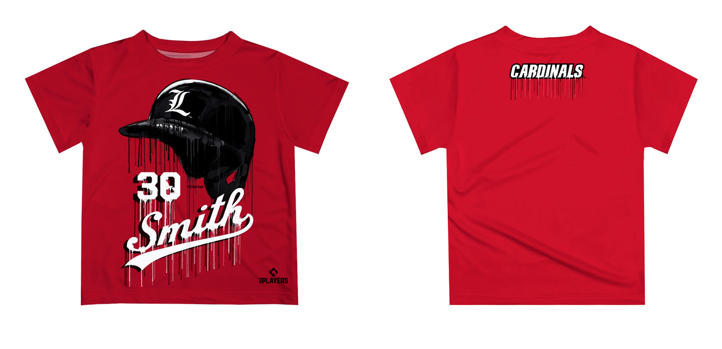 MLB Players Association Will Smith University of Louisville Cardinals MLBPA Officially Licensed by Vive La Fete Dripping Tee Shirt - Vive La Fête - Online Apparel Store