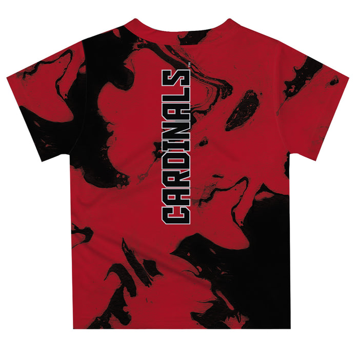 University of Louisville Cardinals Vive La Fete Marble Boys Game Day Red Short Sleeve Tee - Vive La Fête - Online Apparel Store