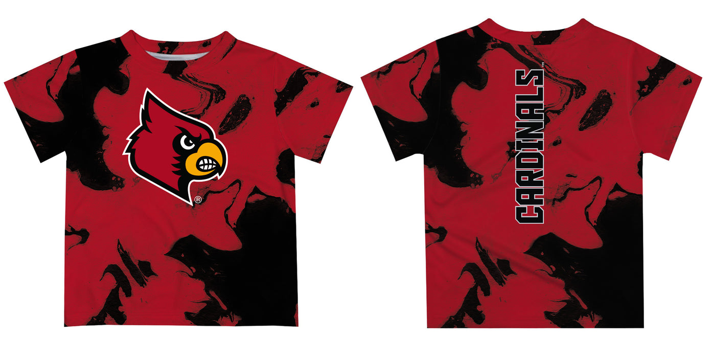 University of Louisville Cardinals Vive La Fete Marble Boys Game Day Red Short Sleeve Tee - Vive La Fête - Online Apparel Store