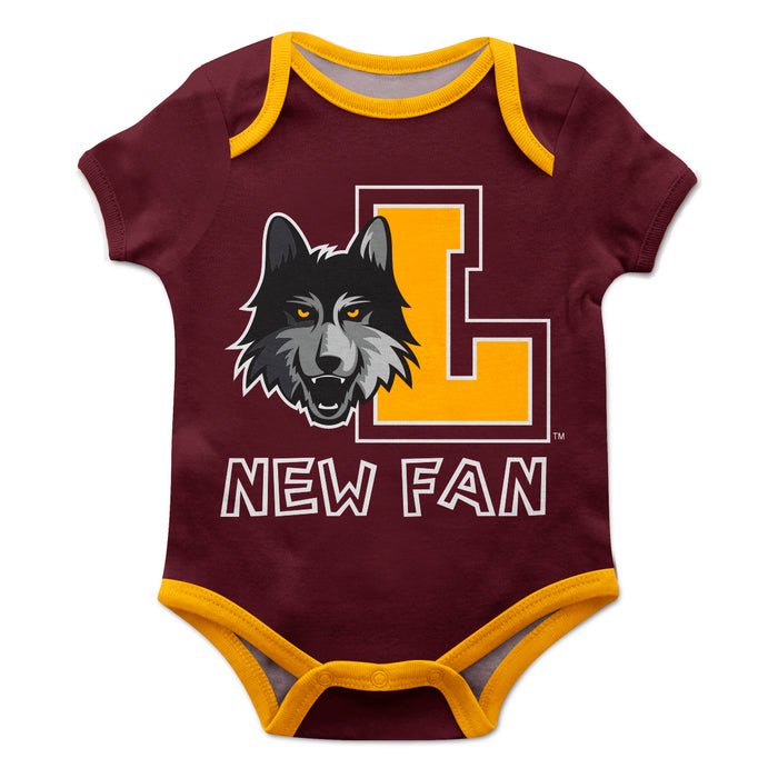 Loyola University Chicago Ramblers Vive La Fete Infant Game Day Maroon Short Sleeve Onesie New Fan Mascot and Logo Bodys - Vive La Fête - Online Apparel Store