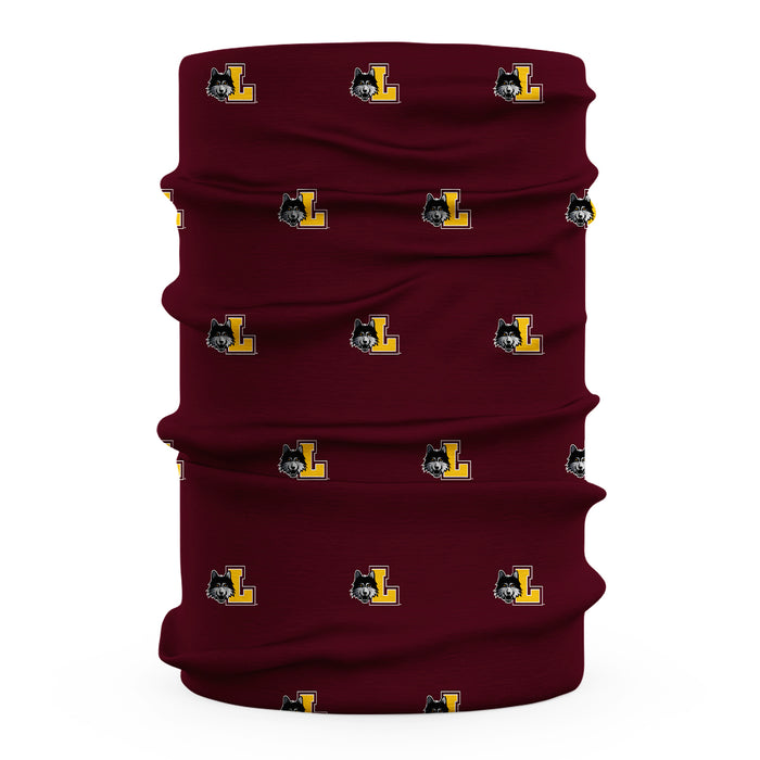 Loyola Ramblers LUC Vive La Fete All Over Logo Game Day Collegiate Face Cover Soft 4-Way Stretch Two Ply Neck Gaiter - Vive La Fête - Online Apparel Store