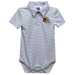 Loyola University Chicago Ramblers Embroidered Gray Stripe Knit Polo Onesie