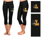 Loyola Ramblers LUC Vive La Fete Game Day Collegiate Large Logo on Thigh and Waist Youth Black Capri Leggings - Vive La Fête - Online Apparel Store