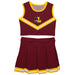 Loyola Ramblers LUC Vive La Fete Game Day Maroon Sleeveless Cheerleader Set