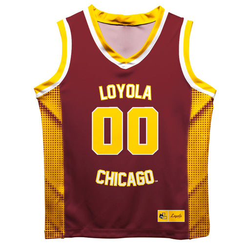 Loyola University Chicago Ramblers Vive La Fete Game Day Maroon Boys Fashion Basketball Top