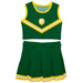 Southeastern Louisiana Lions Vive La Fete Game Day Green Sleeveless Cheerleader Set