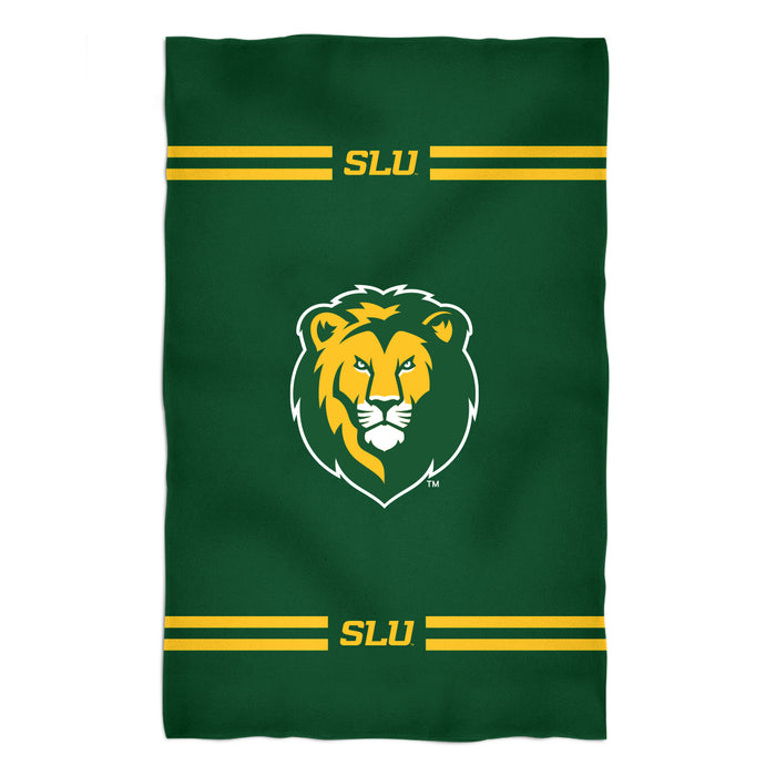 Southeastern Louisiana Lions Vive La Fete Game Day Absorbent Premium Green Beach Bath Towel 51 x 32 Logo and Stripes