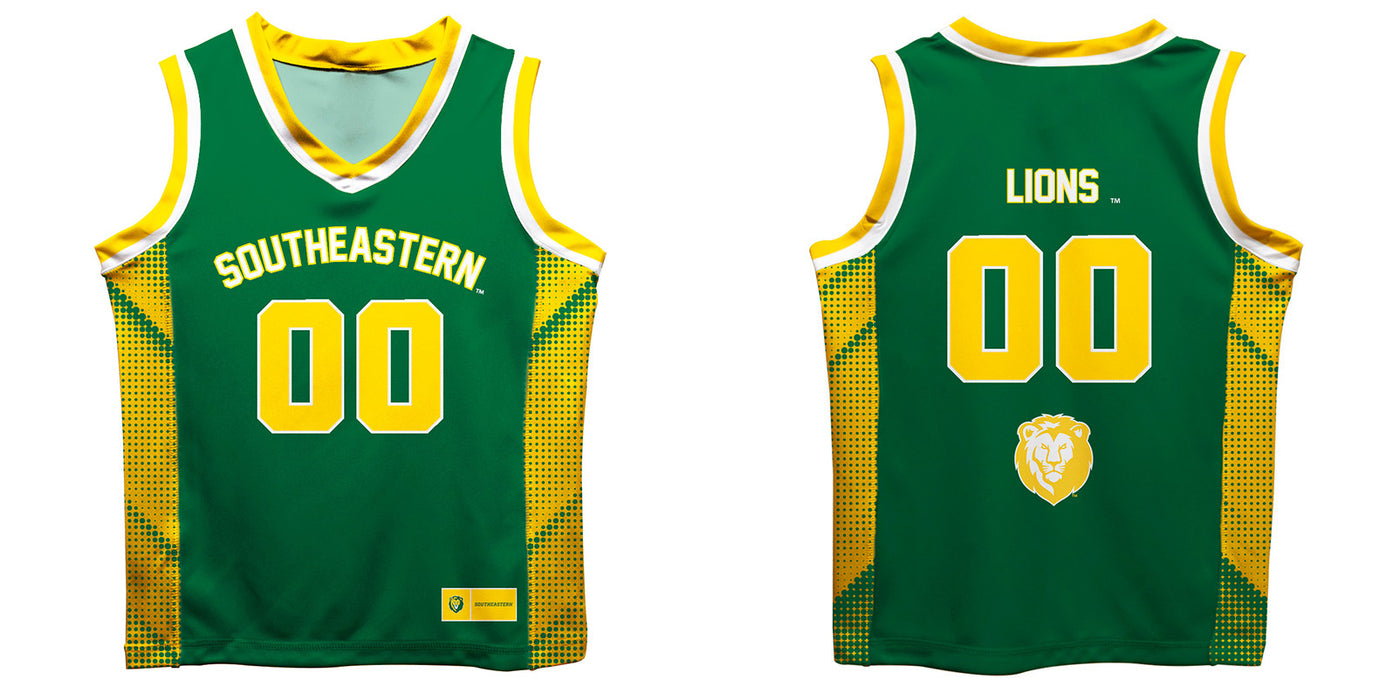 Southeastern Louisiana Lions Vive La Fete Game Day Gold Boys Fashion Basketball Top - Vive La Fête - Online Apparel Store