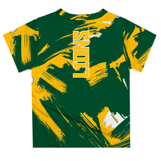 Southeastern Louisiana Lions Vive La Fete Boys Game Day Gold Short Sleeve Tee Paint Brush - Vive La Fête - Online Apparel Store