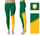 Southeastern Louisiana Lions Vive La Fete Game Day Collegiate Leg Color Block Women Green Gold Yoga Leggings - Vive La Fête - Online Apparel Store