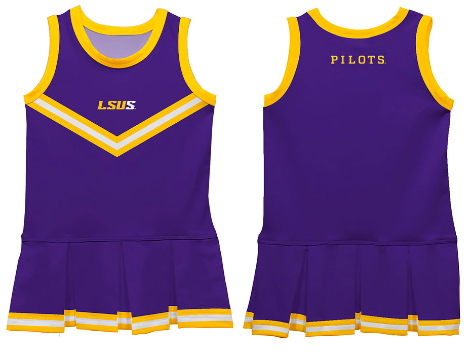 LSU Shreveport LSUS Pilots Vive La Fete Game Day Purple Sleeveless Cheerleader Dress - Vive La Fête - Online Apparel Store